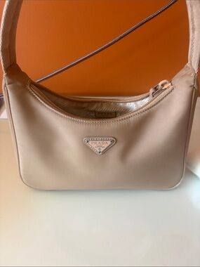 Prada Soft Beige Shoulder Bag